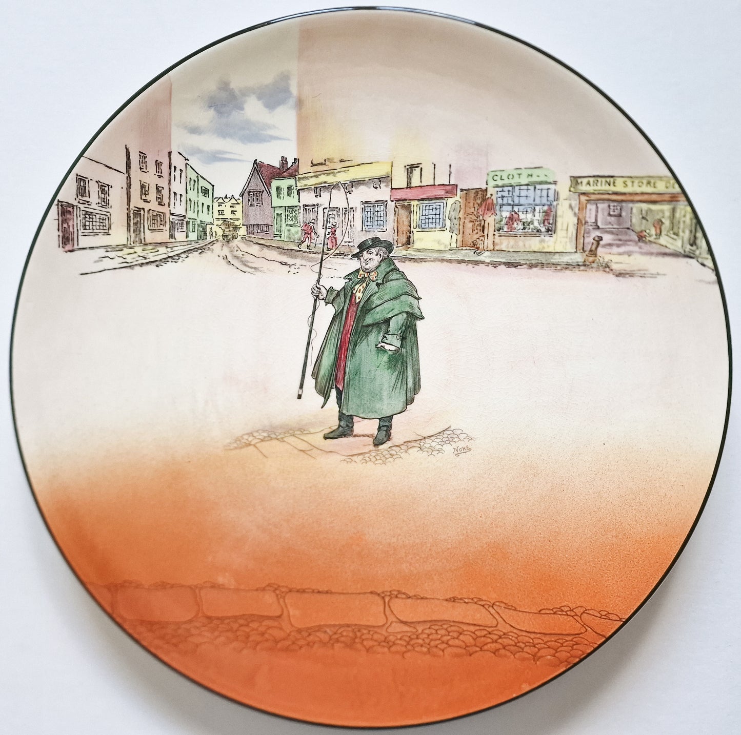 Royal Doulton 'Dickens Ware' 'Tony Weller' Large Collector's Plate