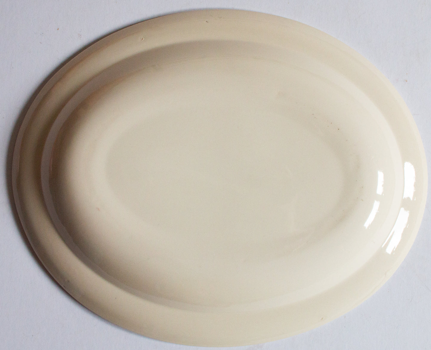 Vintage 'Willow' Pattern Small Blue and White Transferware Serving Platter