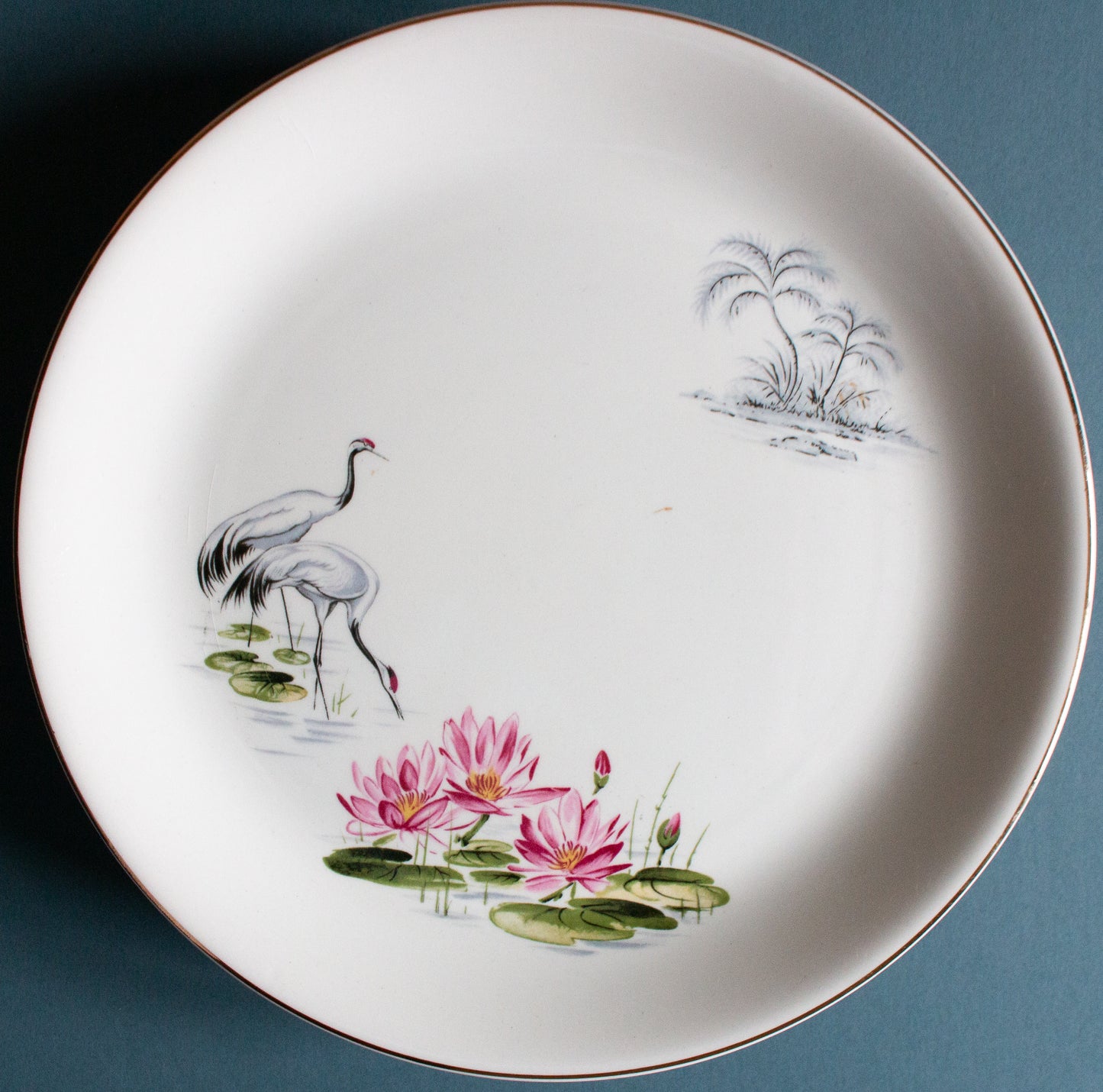 Alfred Meakin 'Lotus Island' Pattern Vintage 9" Plates (6)