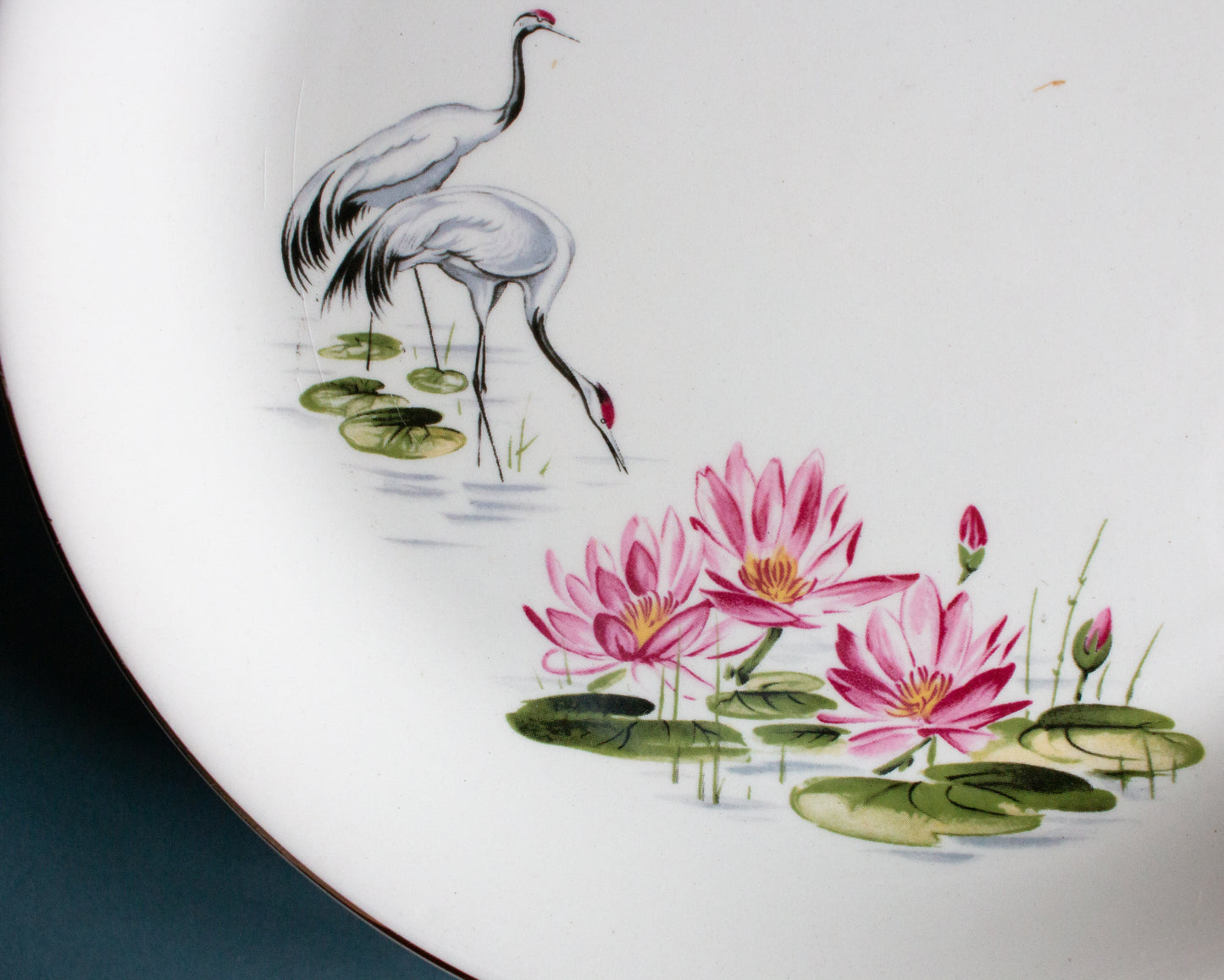Alfred Meakin 'Lotus Island' Pattern Vintage 9" Plates (6)