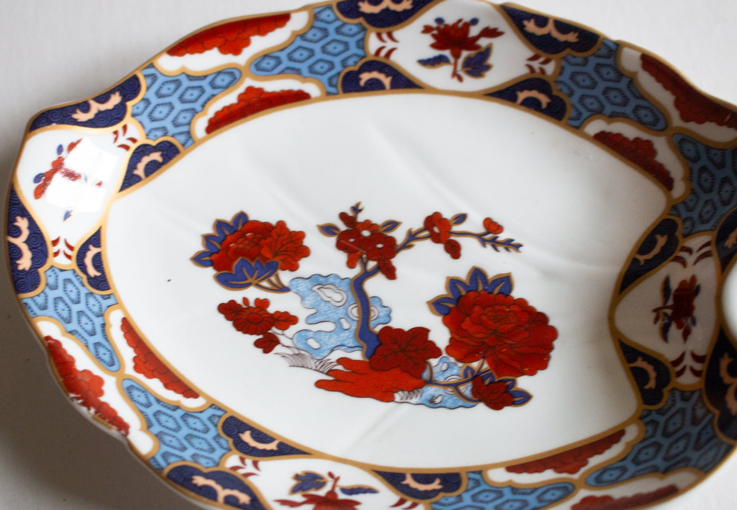 Spode Fine Bone China 'Shima' Pattern Small Serving Dish or Pickle Dish