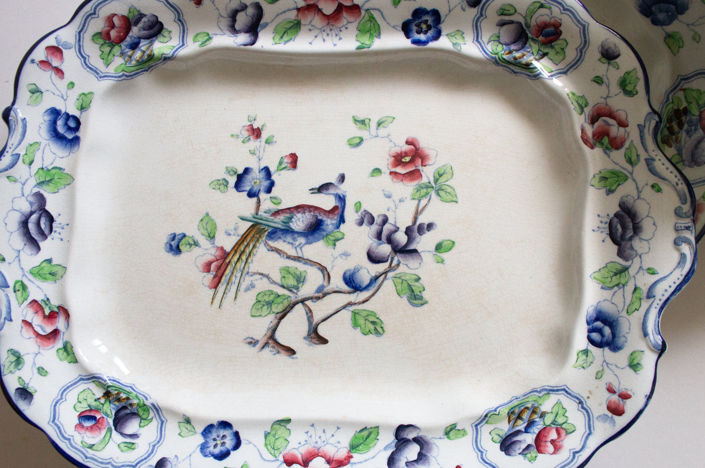 Art Deco Corona Ware Hancock & Sons 'Old Woodstock' Graduated Serving Platters (3)