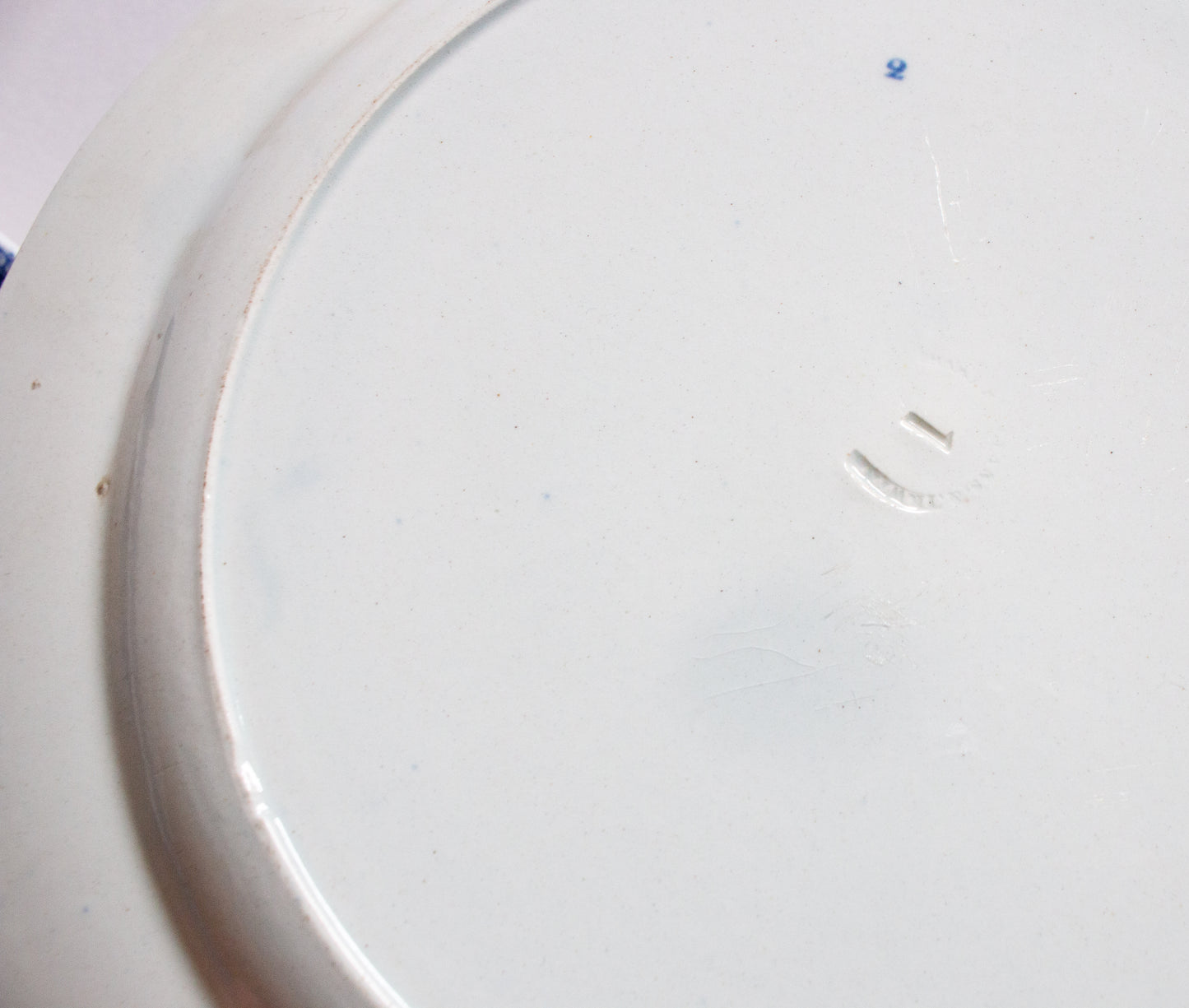 Dillwyn Swansea 'Willow' Pattern Blue and White Transferware 9.75" Plates (6)