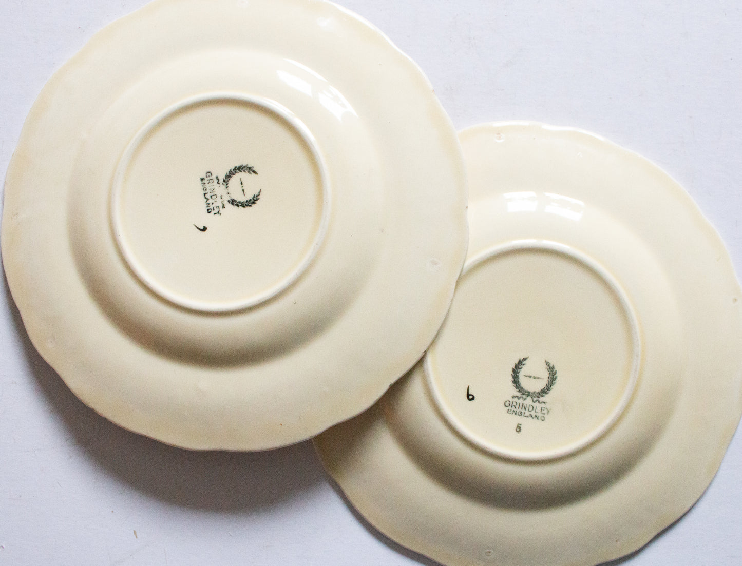 Grindley England 7" Floral Side Plates (2)