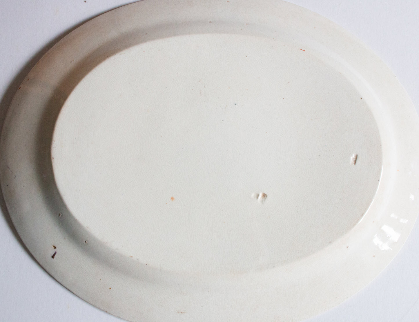 Antique Imari Pattern Black, Orange and Gold Dinner 16" Serving Platter