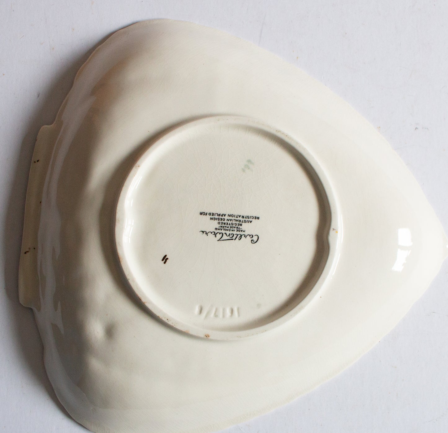 Vintage Carlton Ware Australian Design Moulded Leaf Dish
