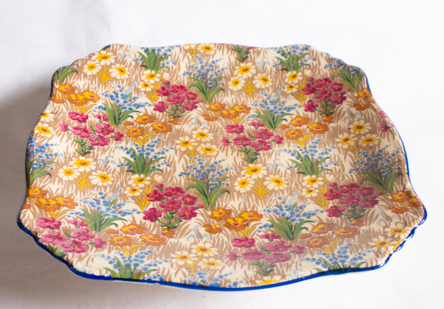 Royal Winton Grimwades 'Marguerite' Pattern Chintz Cake Stand or Comport