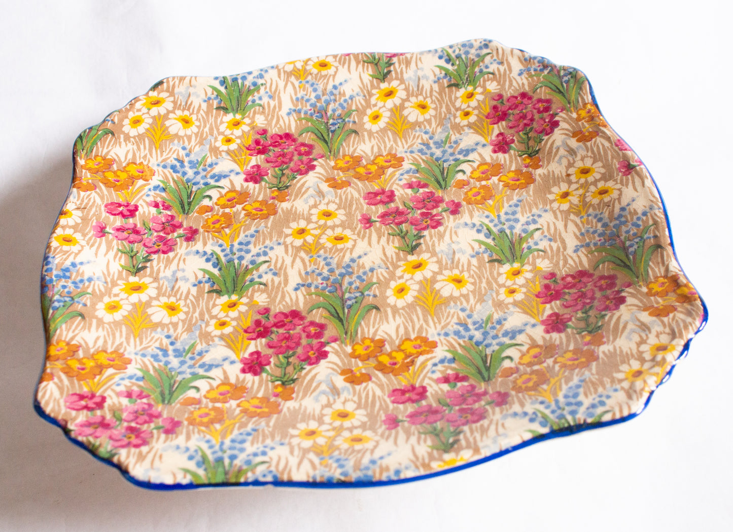 Royal Winton Grimwades 'Marguerite' Pattern Chintz Cake Stand or Comport