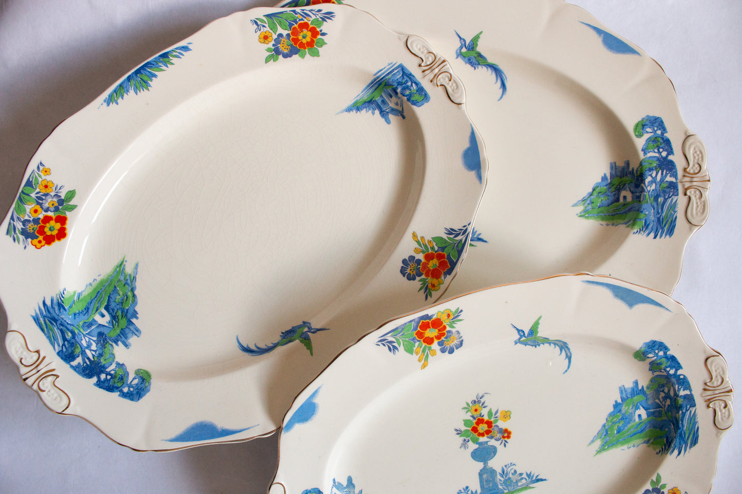 Alfred Meakin 'Harmony' Shape Graduated Serving Platters (3)