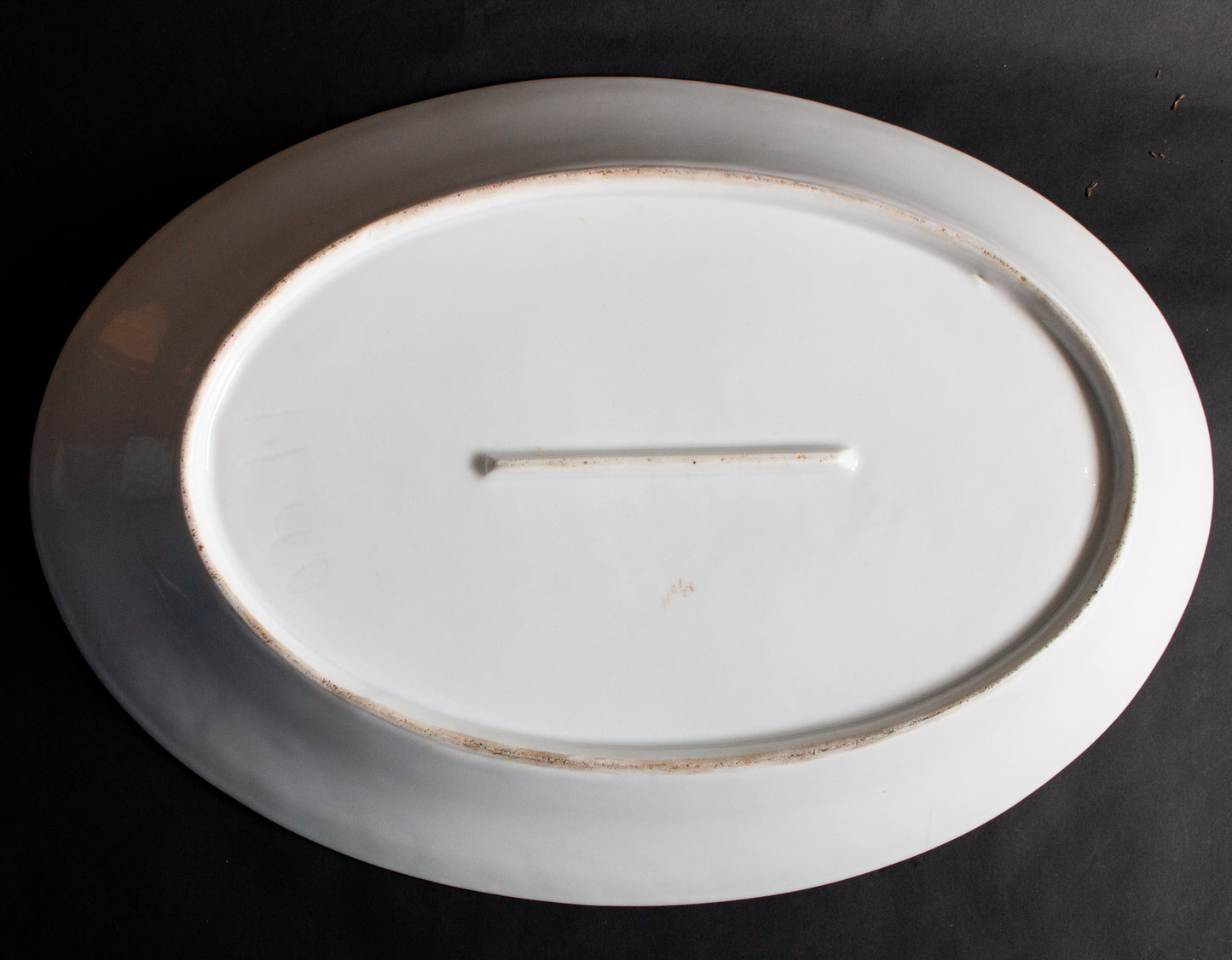 Large Floral and Gold Serving Platter