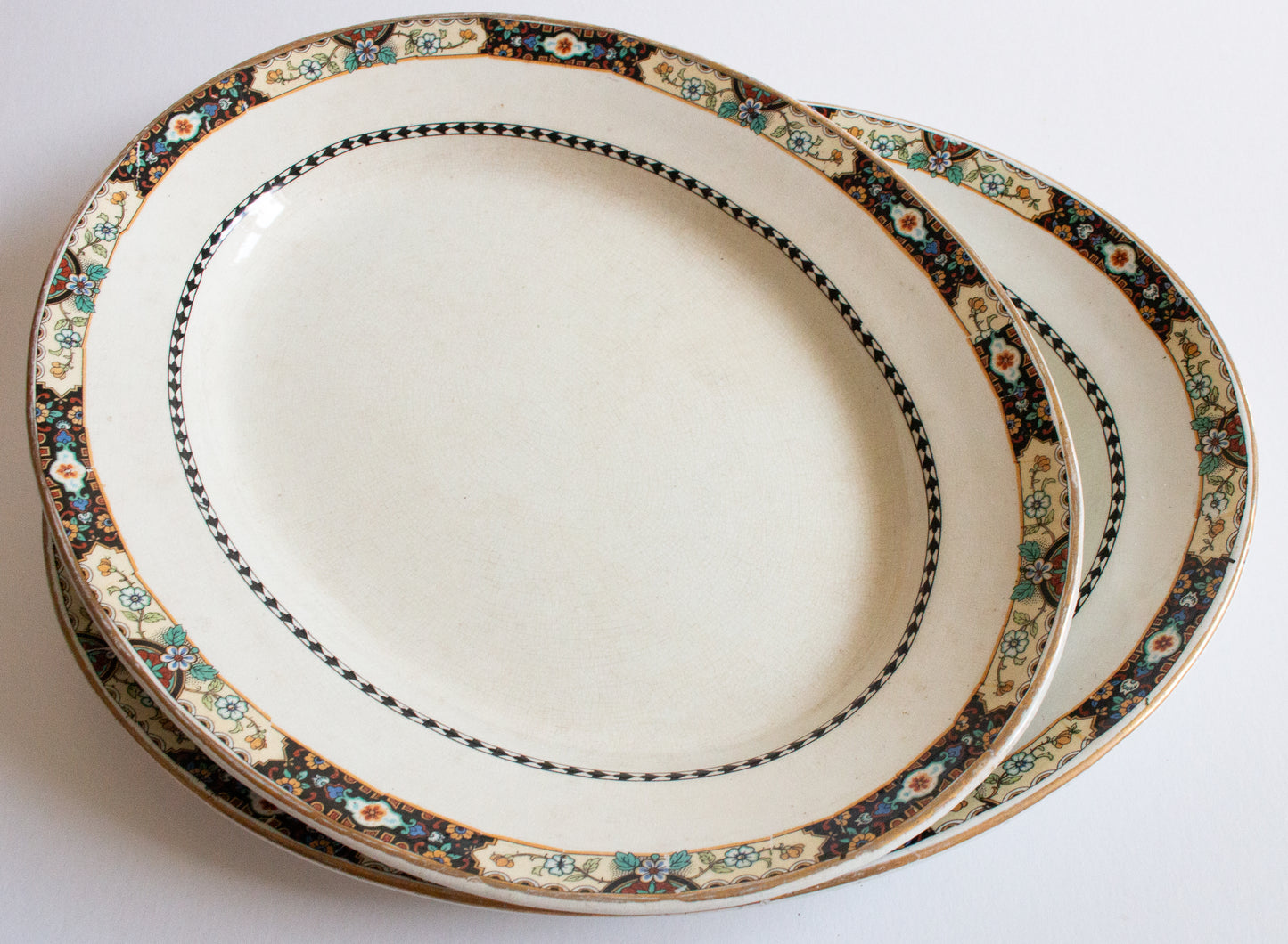 Bovey Pottery Co. Ltd. Devon Graduated Serving Platters (2)