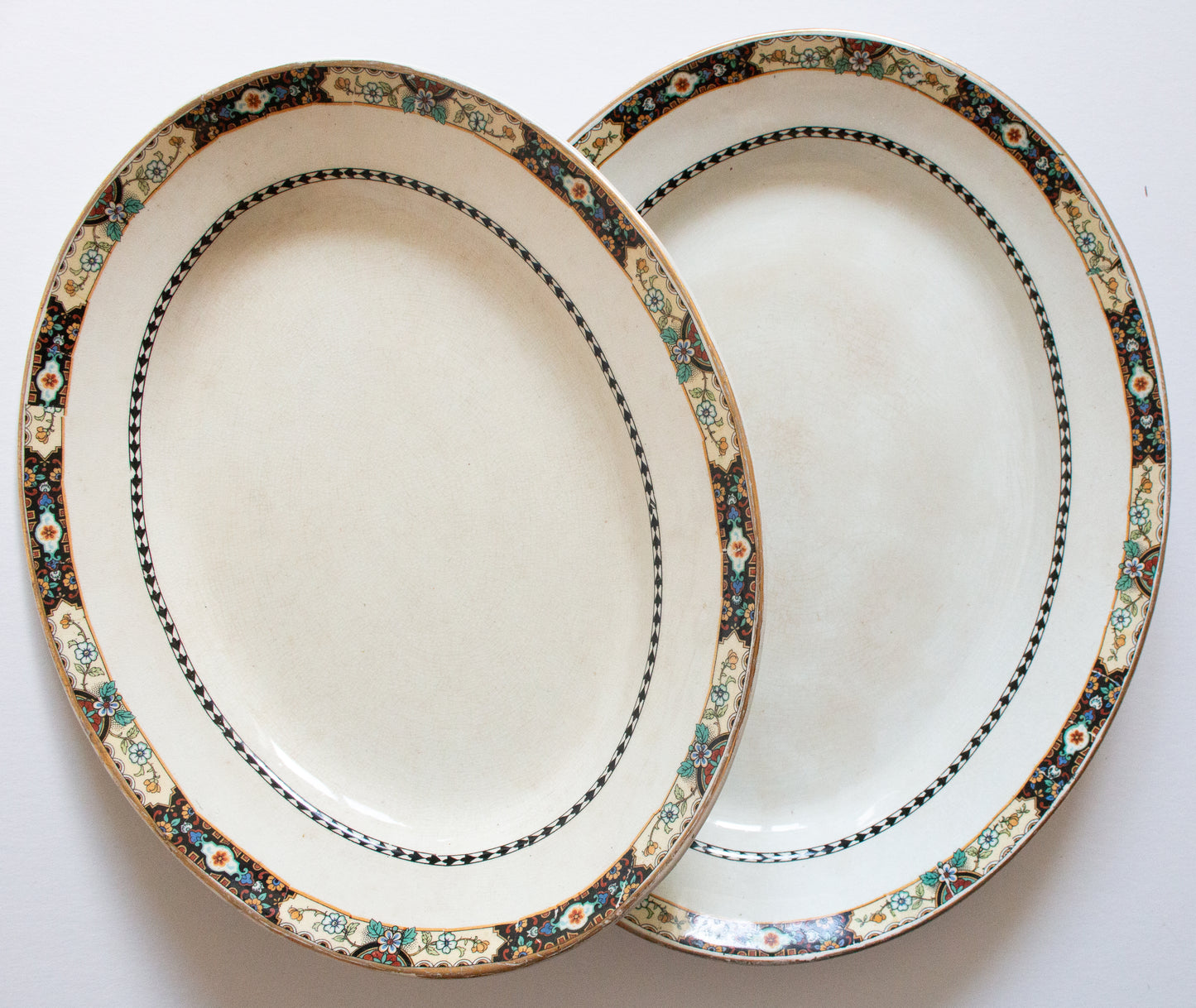 Bovey Pottery Co. Ltd. Devon Graduated Serving Platters (2)