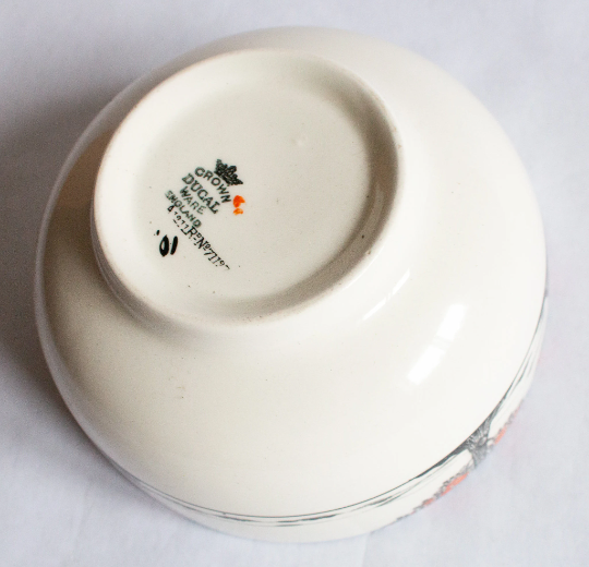 Crown Ducal 'Orange Tree' Sugar Bowl