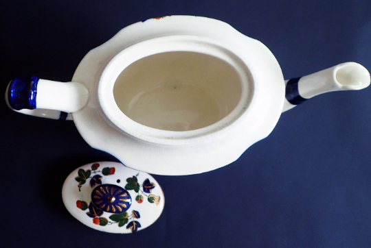 Antique Samuel Hancock & Sons Imari Style Teapot