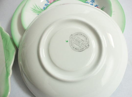 Sampson Smith China Floral Tea Set for Two