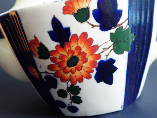 Antique Samuel Hancock & Sons Imari Style Teapot