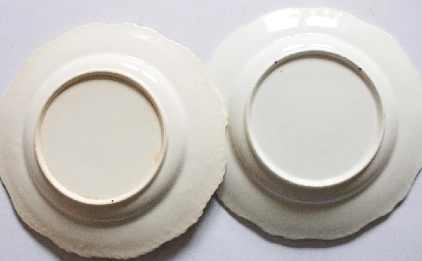 Antique Imari Style 9" Fluted Plates (2)