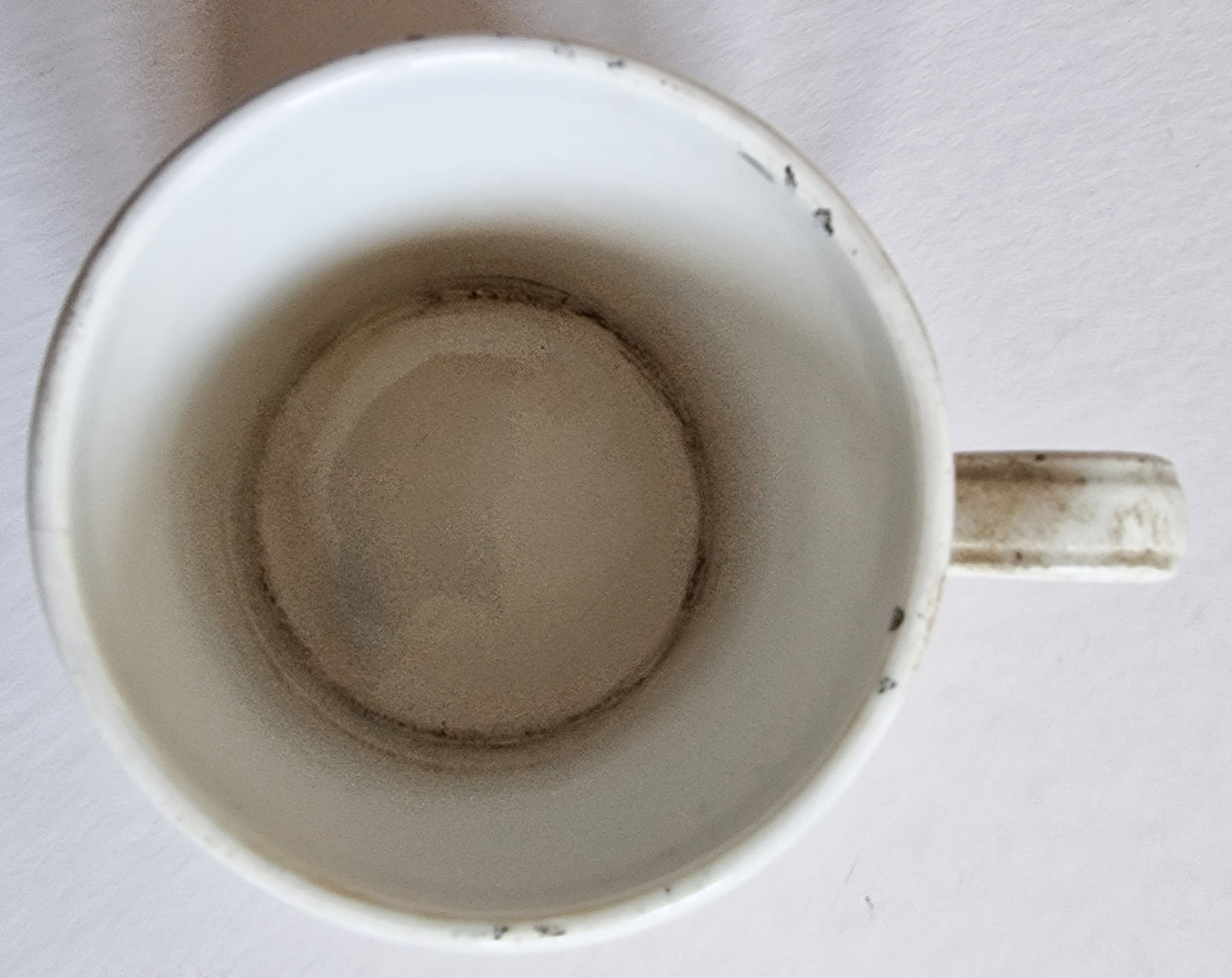 Antique H. Boulenger & Cie French Pearlware Pottery Child's Mug with Nursery Game Detail