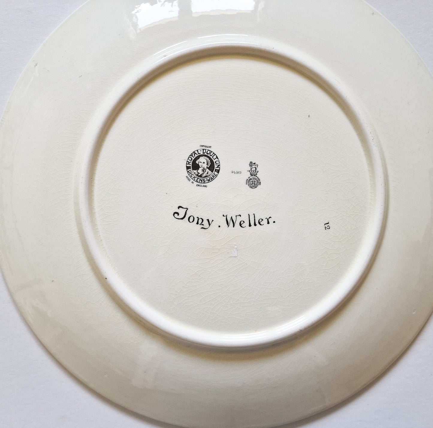 Royal Doulton 'Dickens Ware' 'Tony Weller' Large Collector's Plate