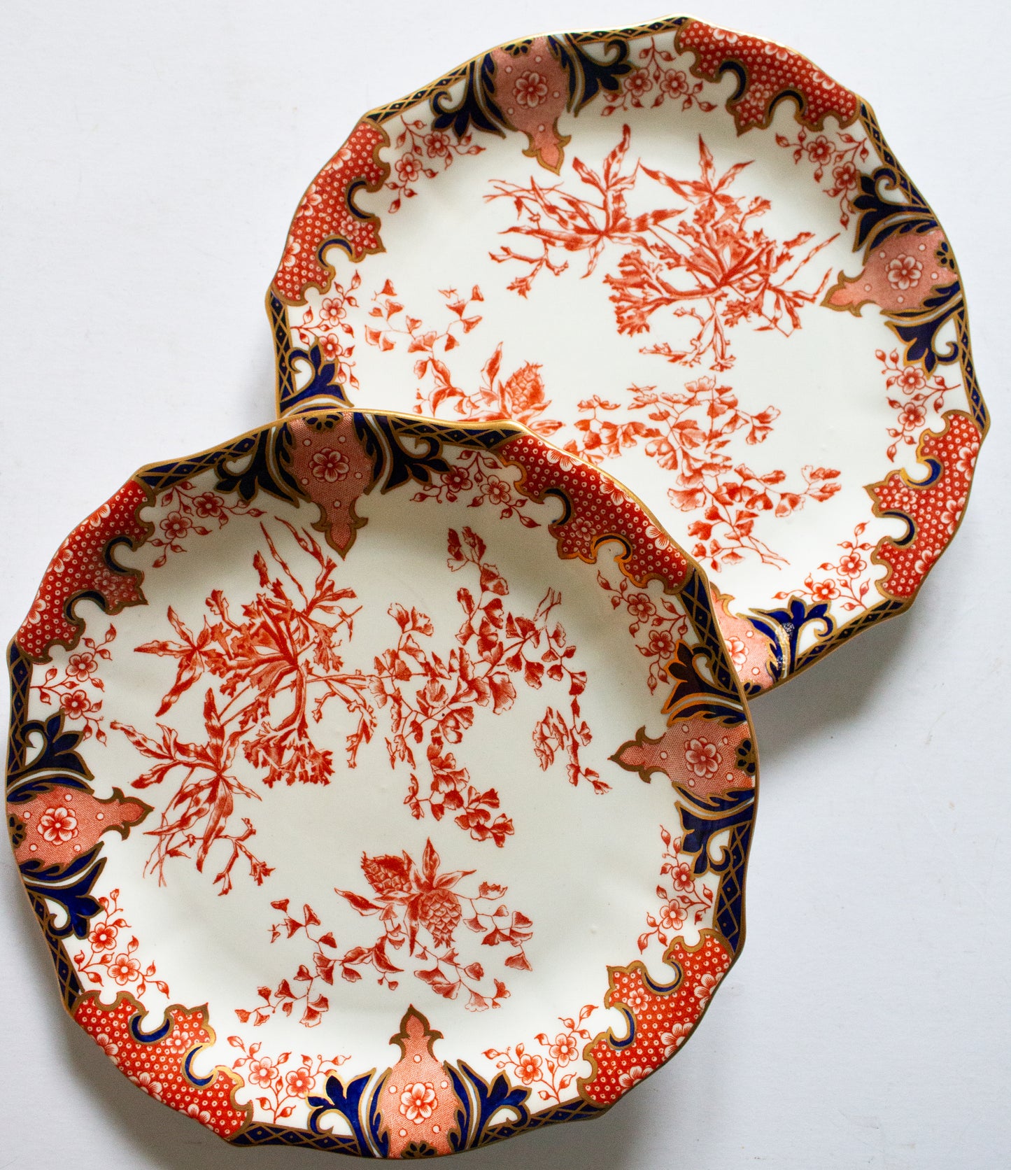 Royal Crown Derby Cake Plates or Serving Plates (2)
