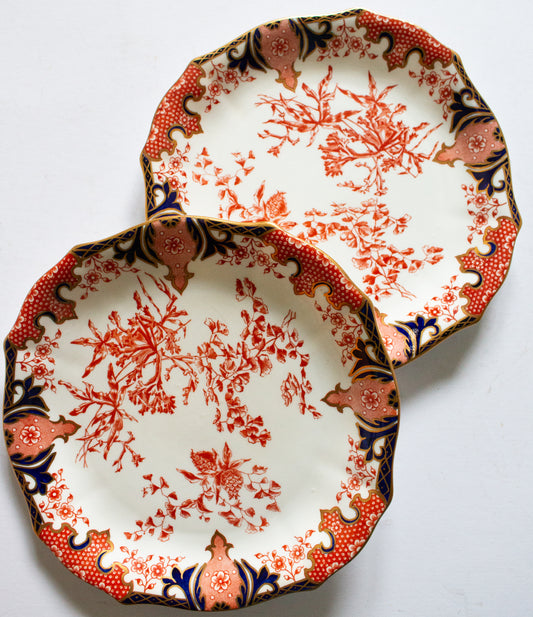 Royal Crown Derby Cake Plates or Serving Plates (2)