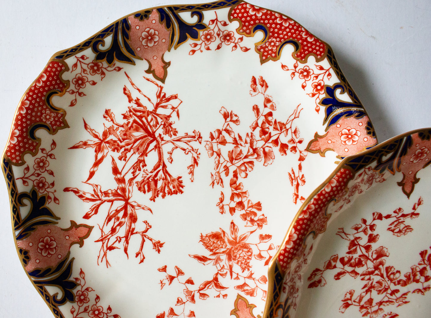 Royal Crown Derby Cake Plates or Serving Plates (2)