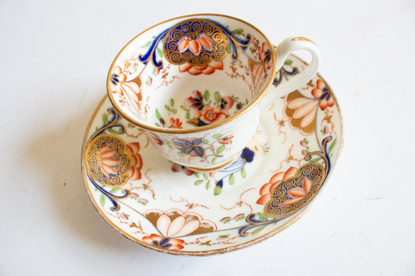 Vintage Imari Colours China Teacup and Saucer