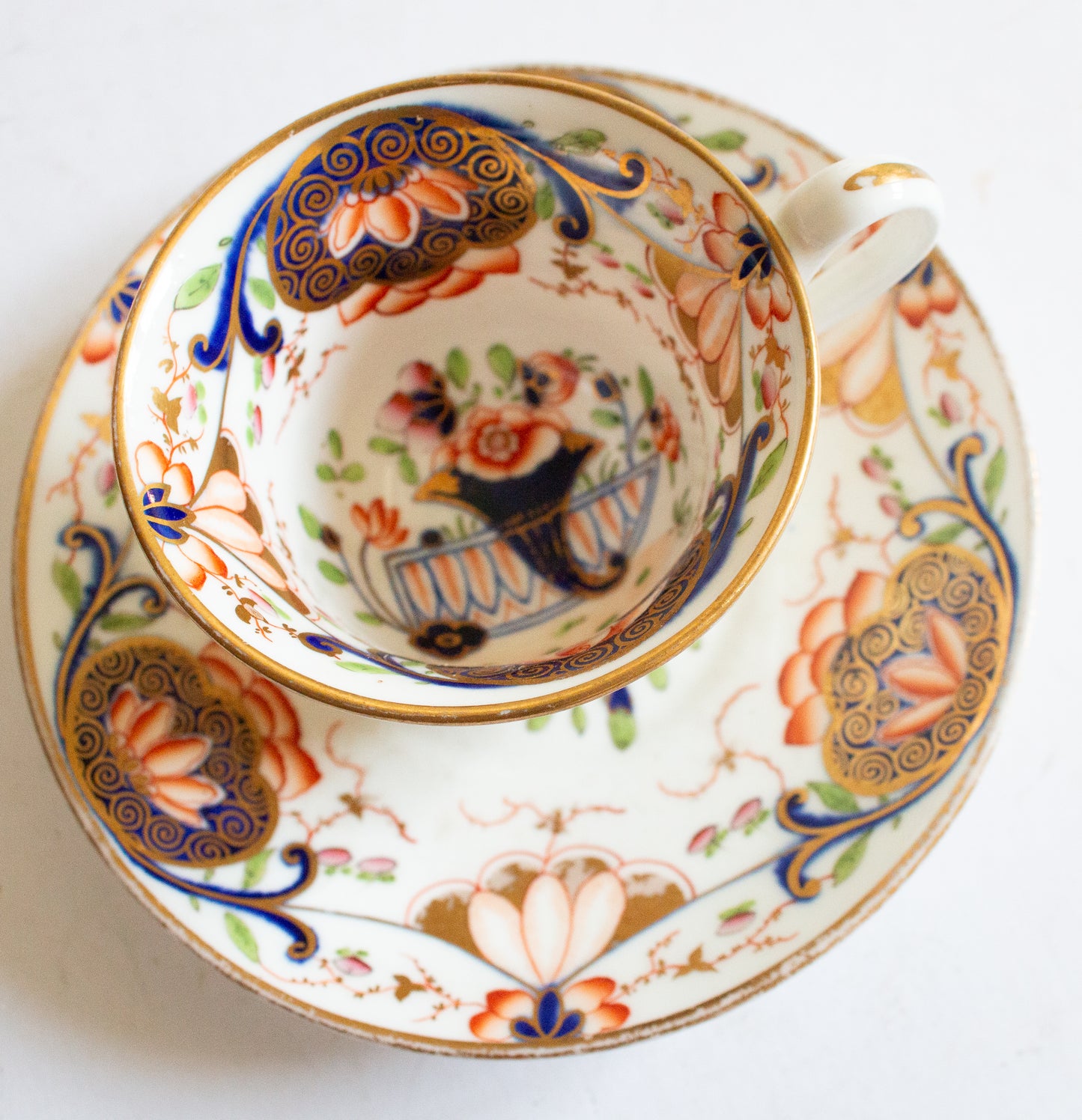 Vintage Imari Colours China Teacup and Saucer