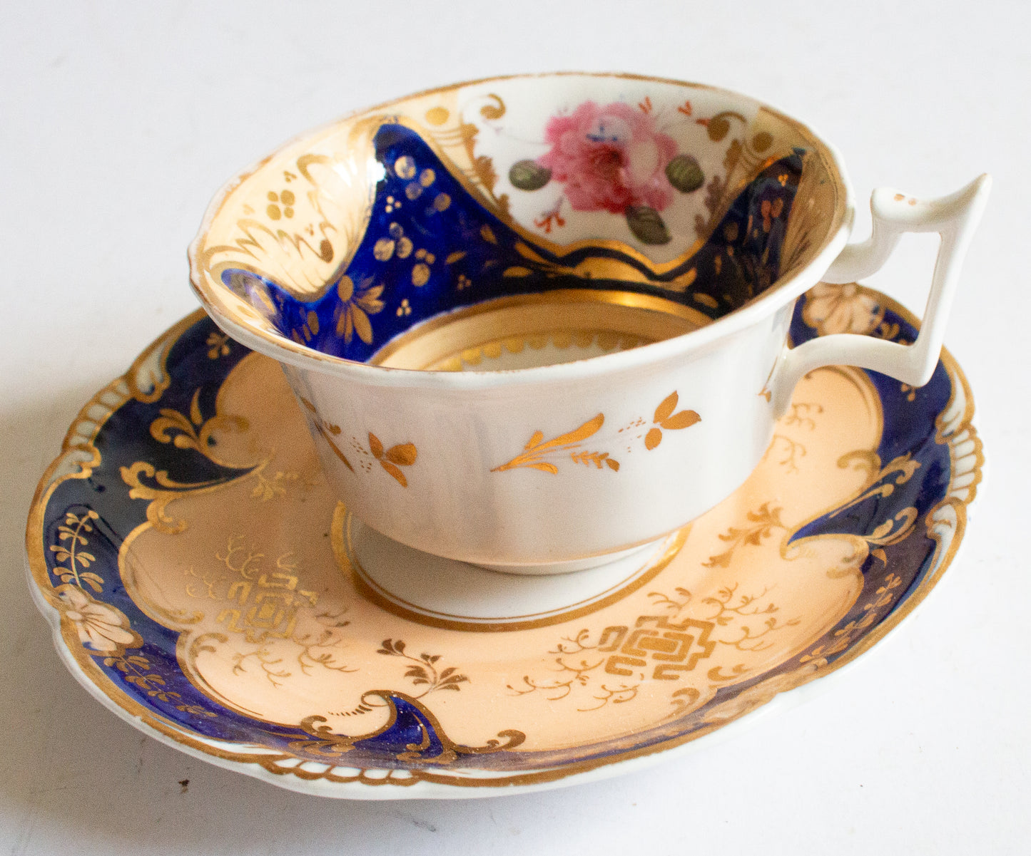 Antique China Teacup and Saucer