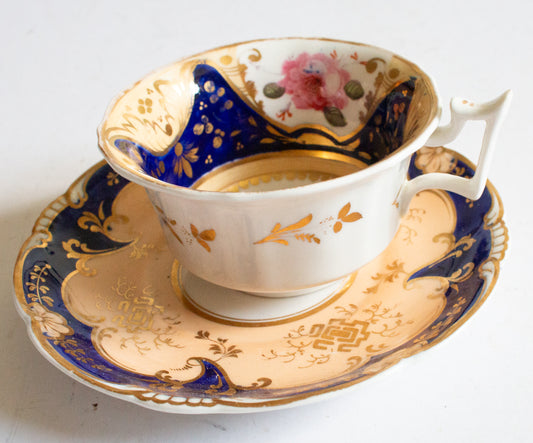 Antique China Teacup and Saucer