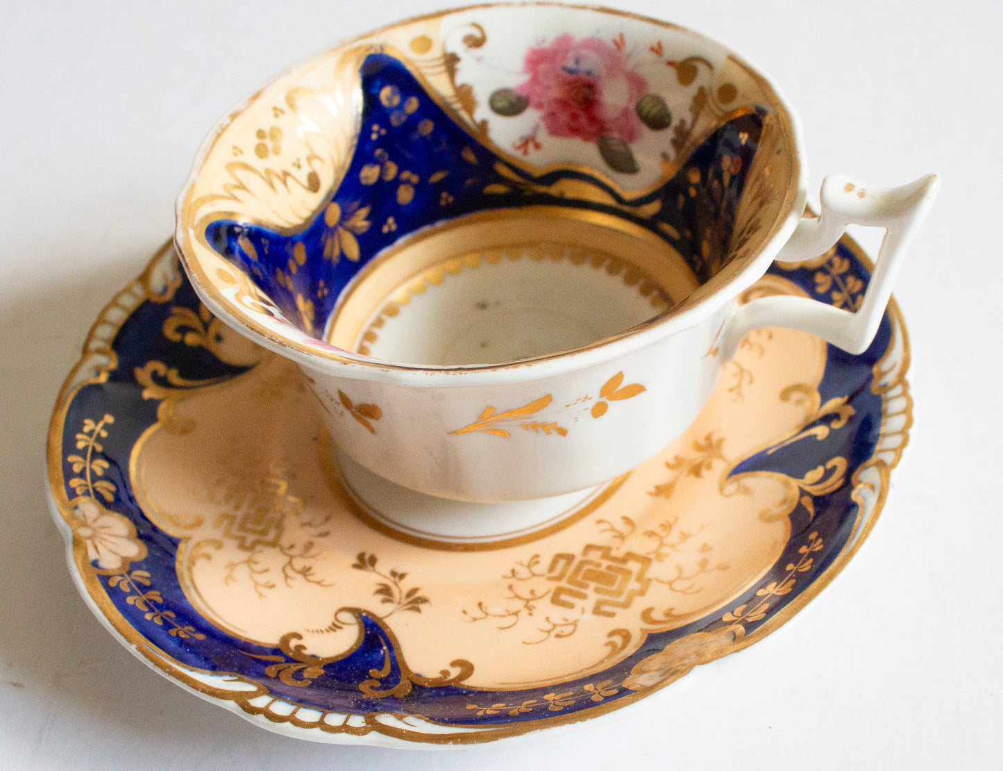 Antique China Teacup and Saucer