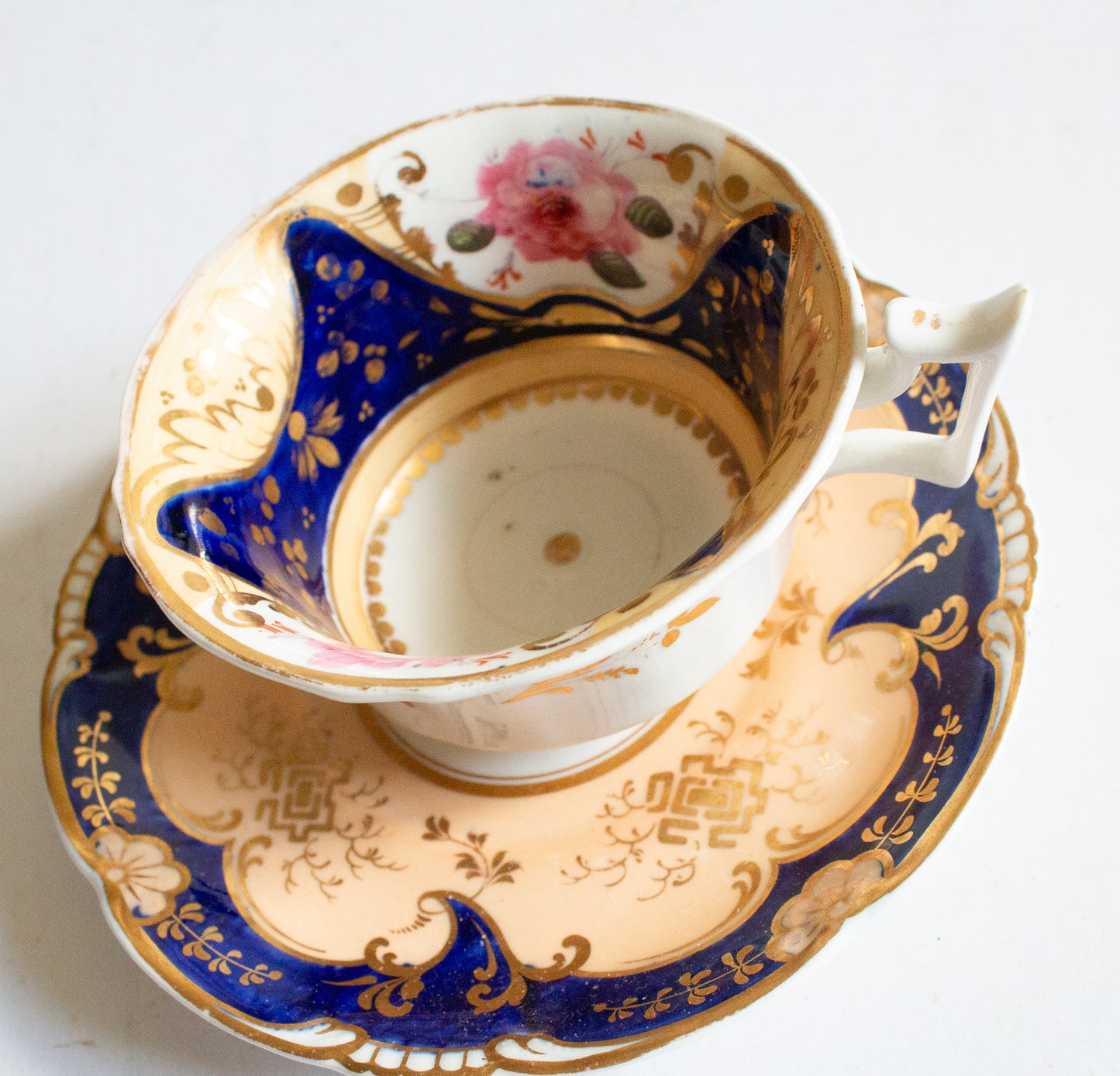 Antique China Teacup and Saucer