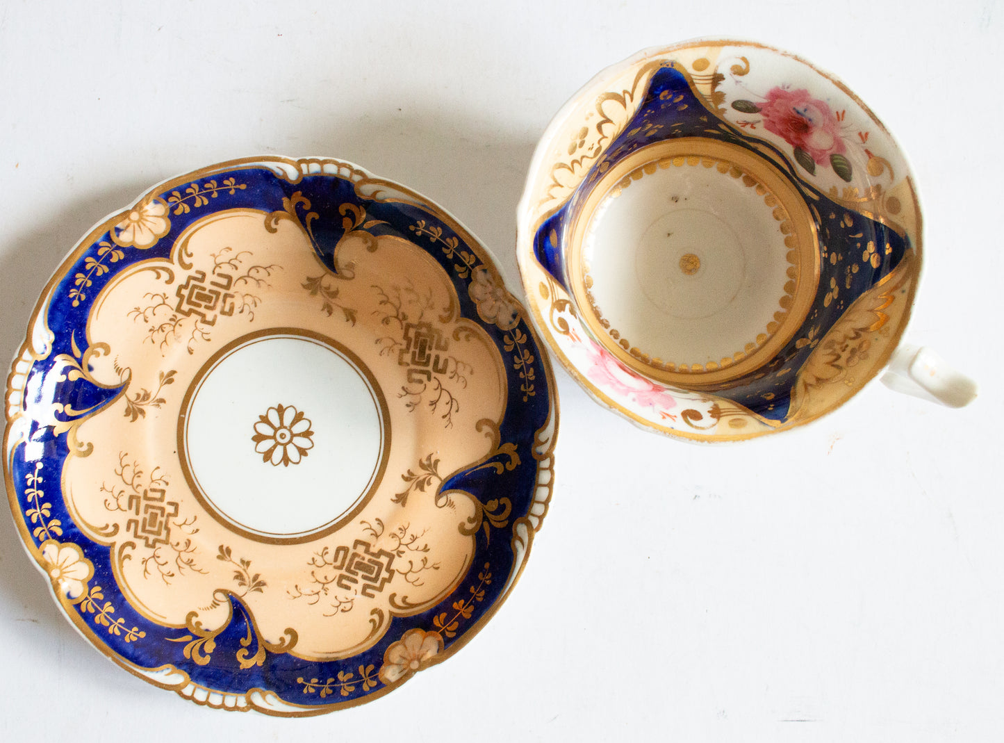 Antique China Teacup and Saucer