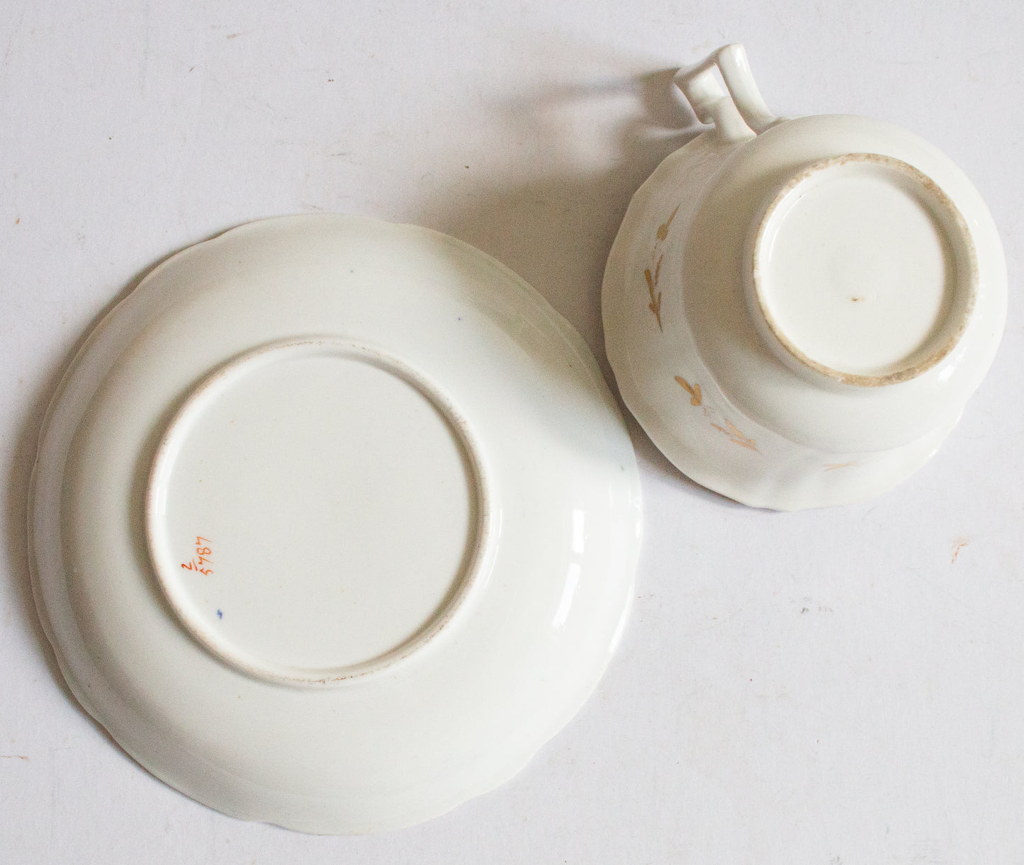 Antique China Teacup and Saucer