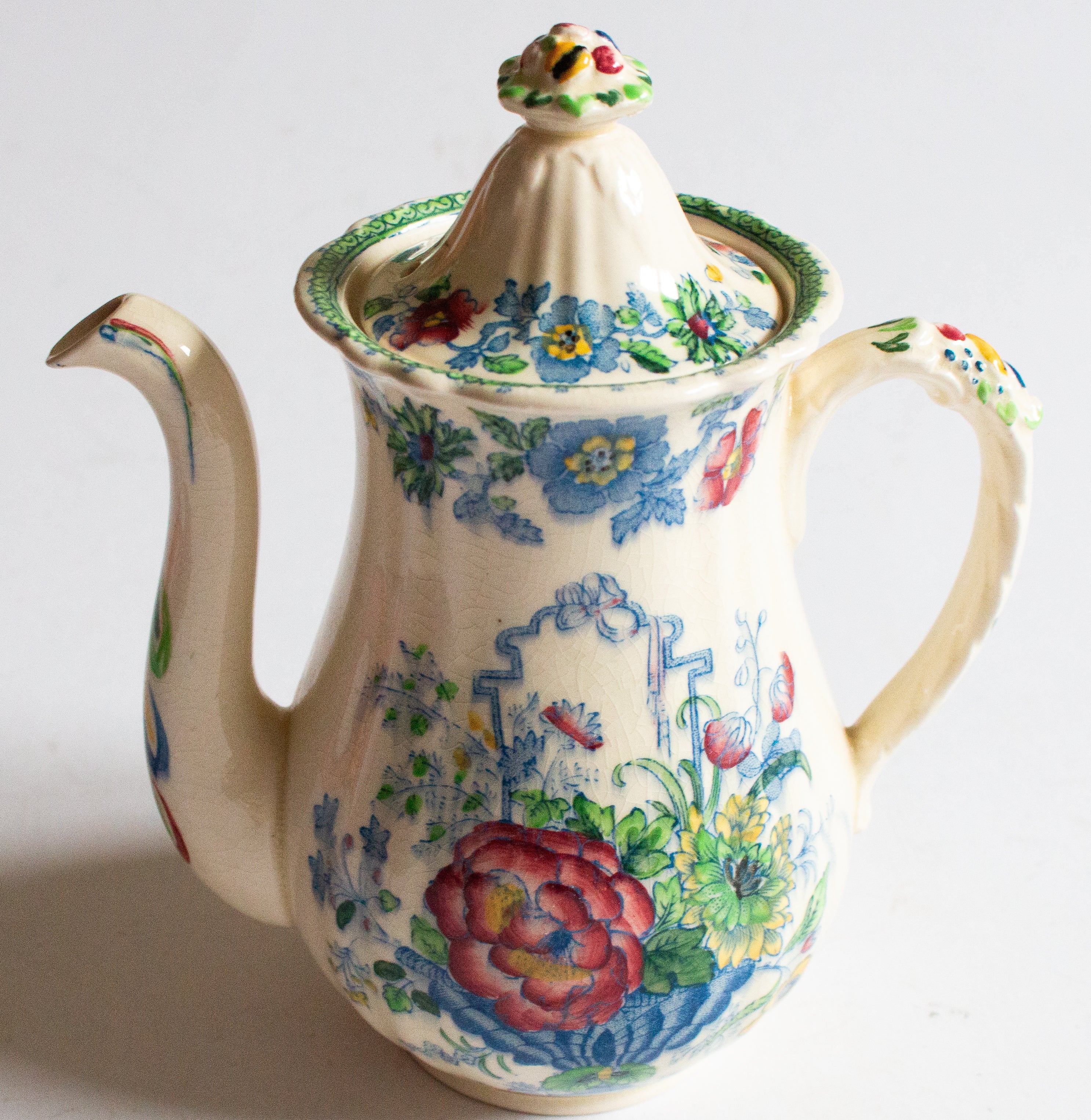 Strathmore Pattern Mason's Ironstone 'Strathmore' Pattern Small Coffee Pot – Freebury & Pickle