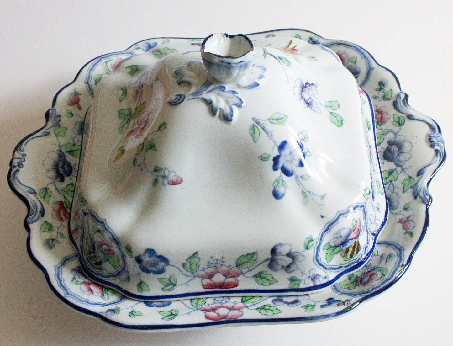 Art Deco Corona Ware Hancock & Sons 'Old Woodstock' Lidded Tureen or Serving Dish