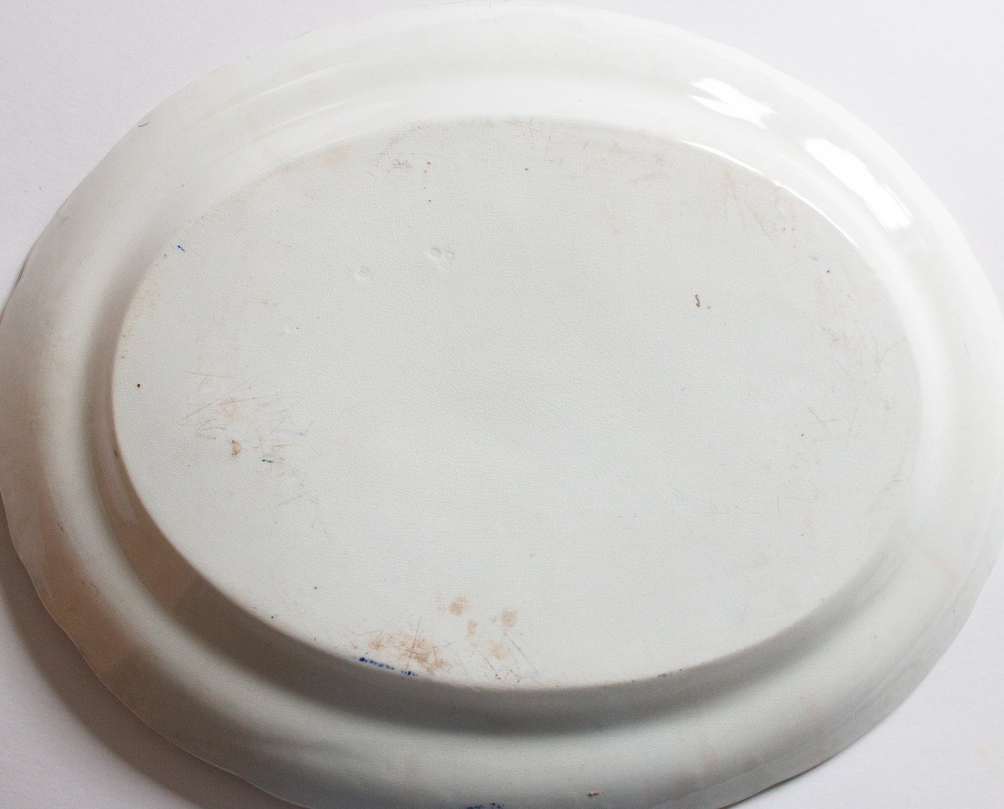 Antique Floral Border 18" Serving Platter