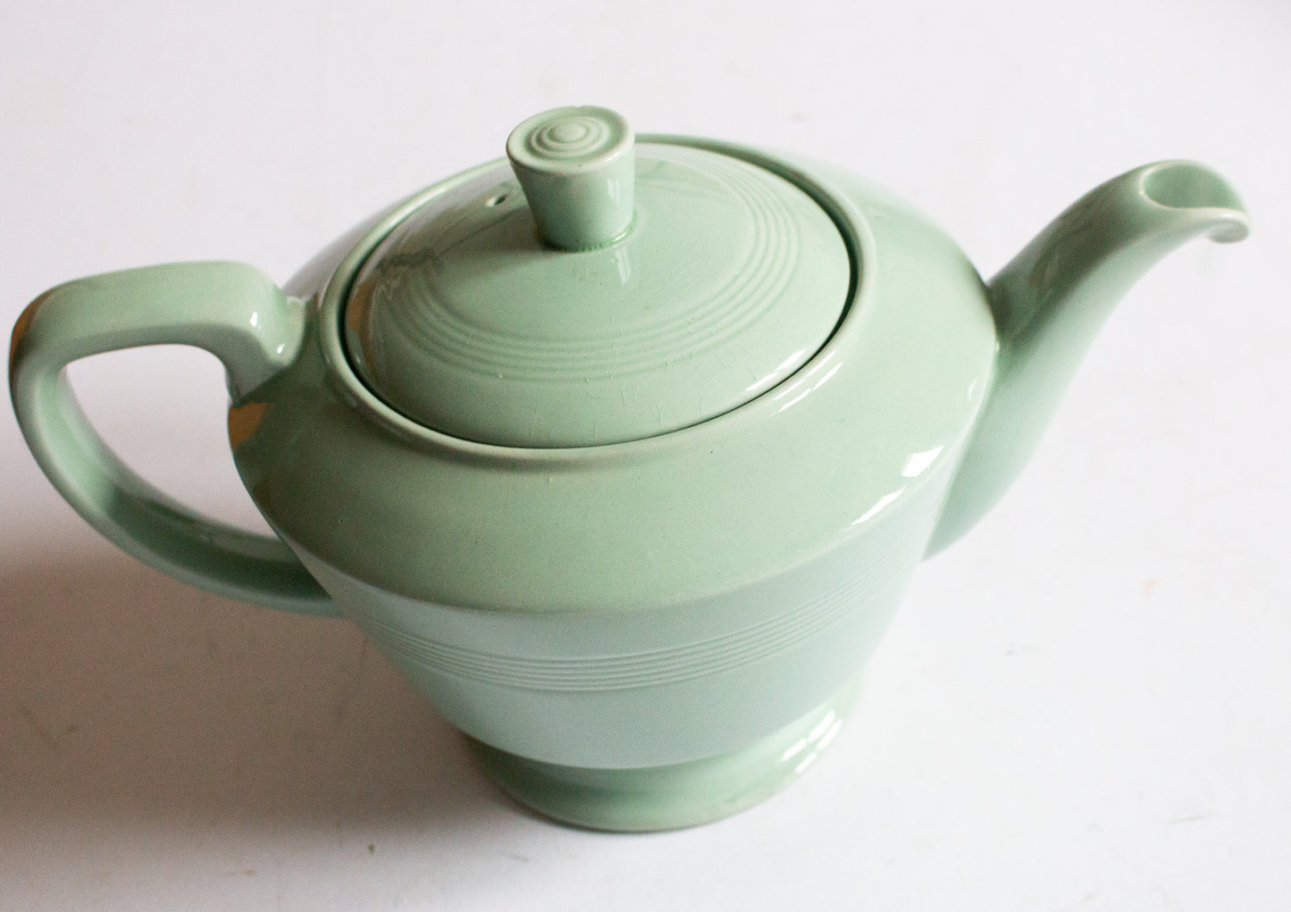 Woods Ware 'Beryl' Pattern Large Mint Green Teapot