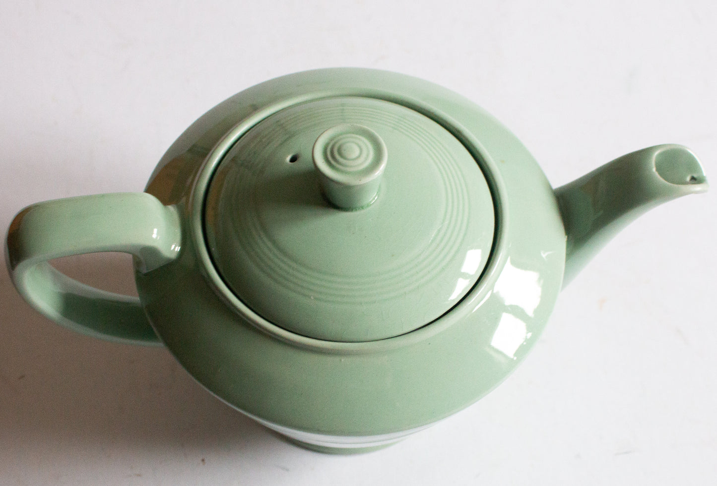 Woods Ware 'Beryl' Pattern Large Mint Green Teapot