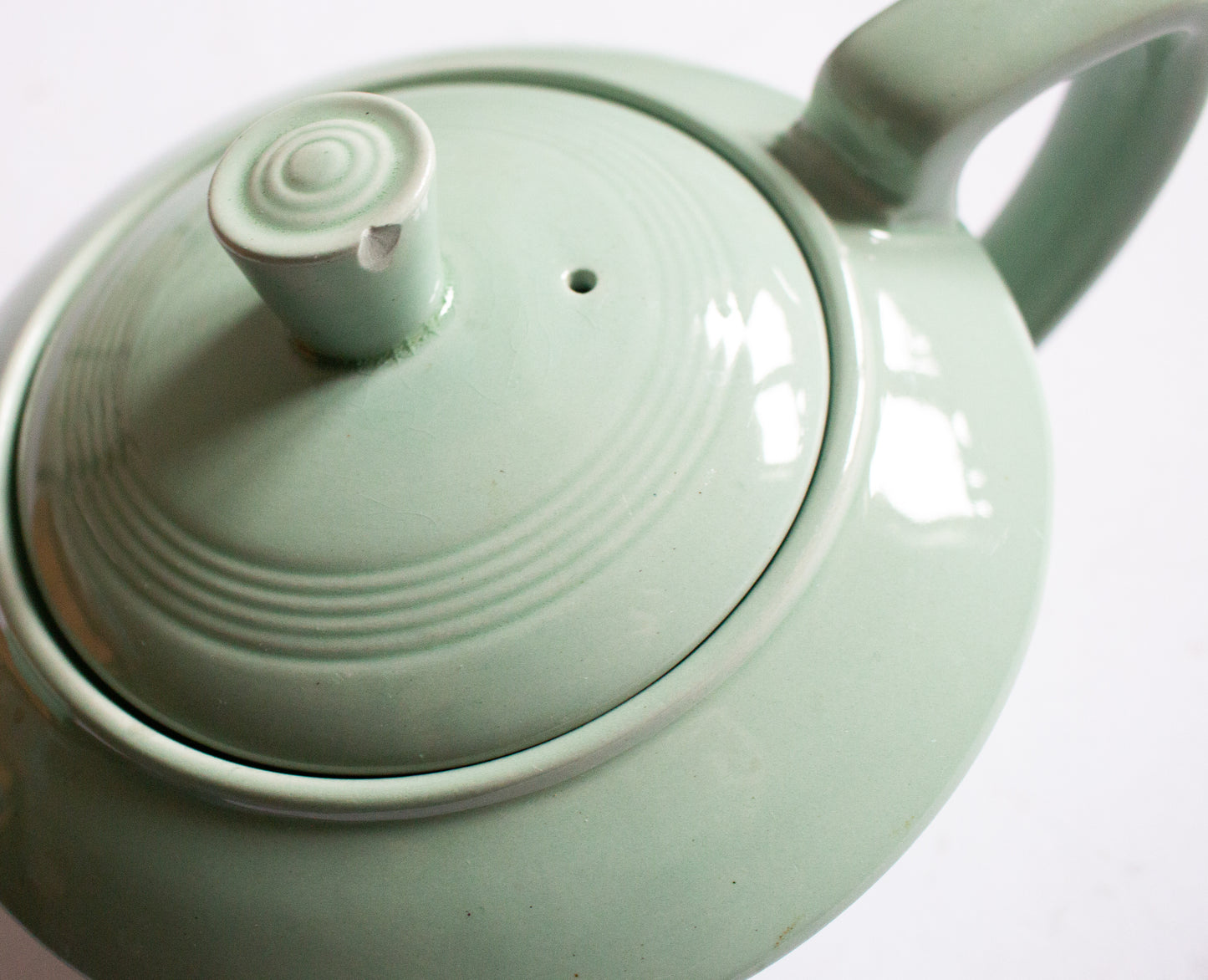 Woods Ware 'Beryl' Pattern Large Mint Green Teapot