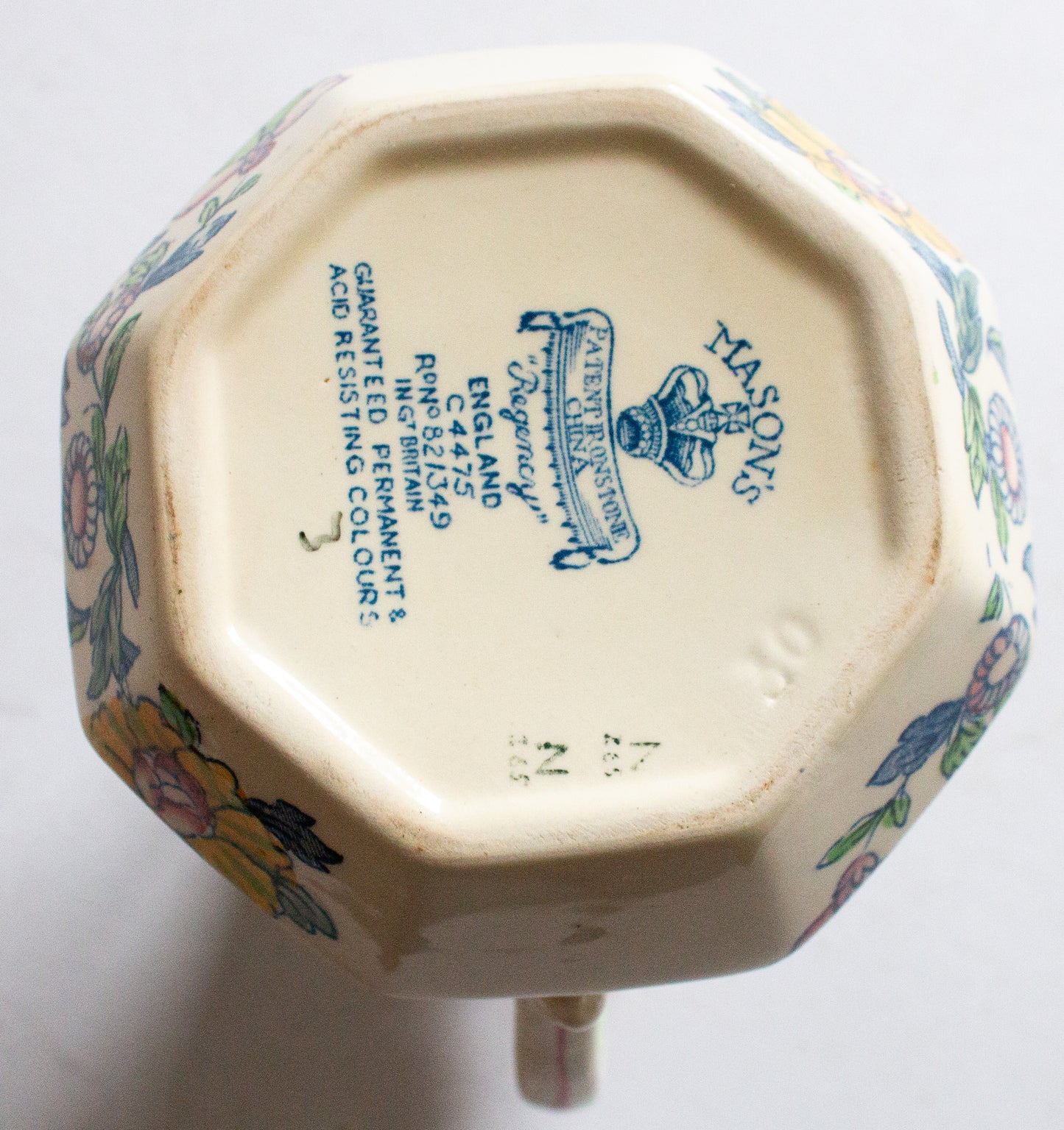 Mason's Ironstone 'Regency' Pattern Small Pitcher or Jug