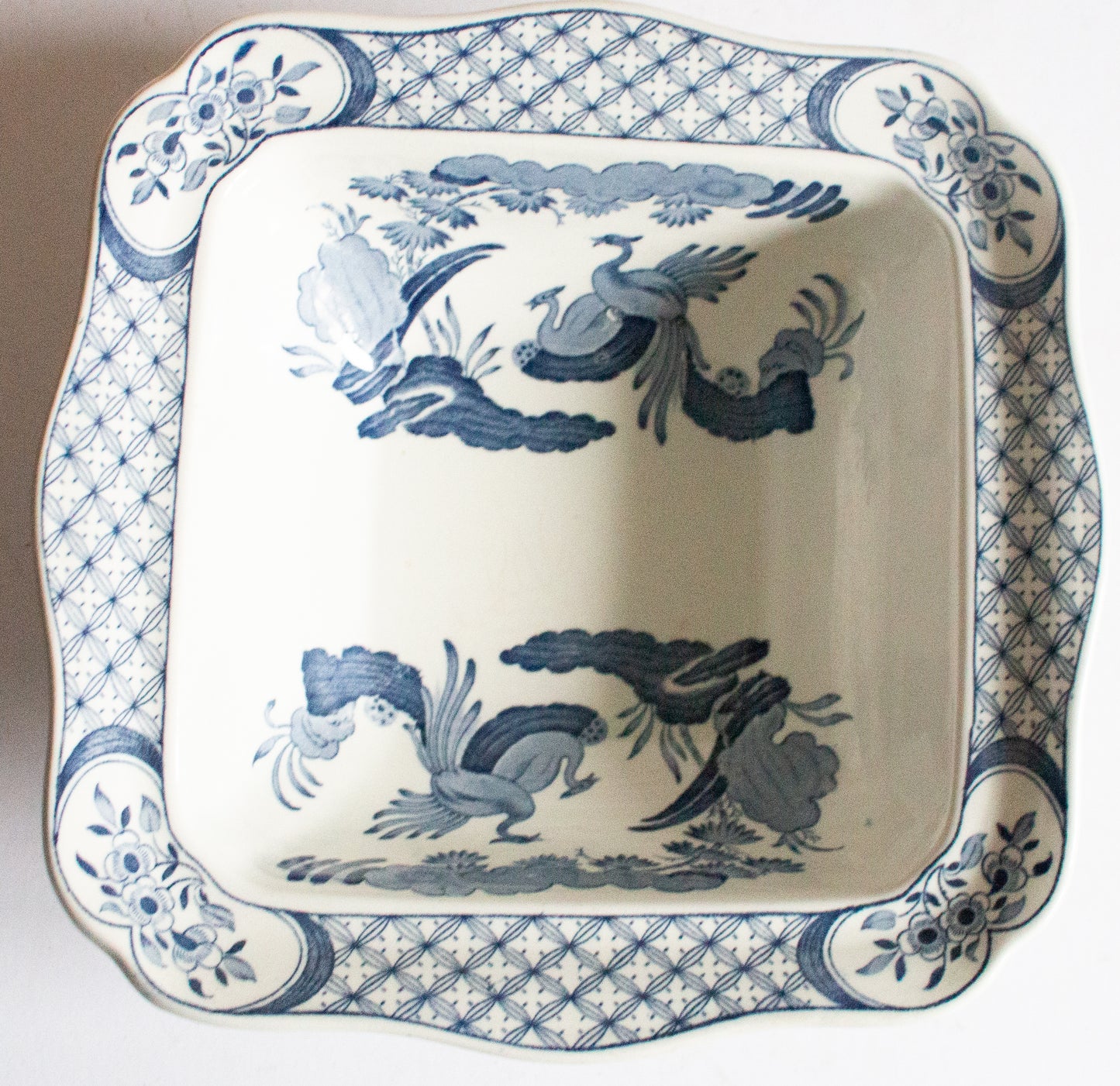 Furnivals 'Old Chelsea' Blue and White Transferware Tureen Base