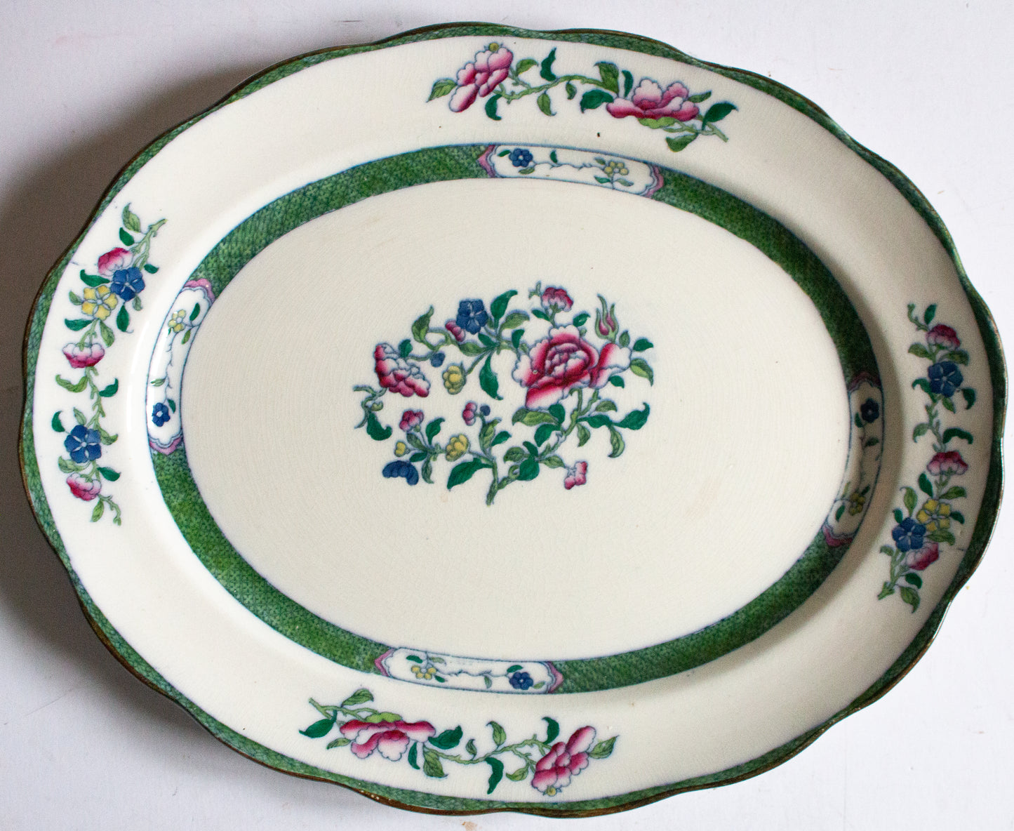 Bisto England 'Orient' Pattern Antique 16" Serving Platter