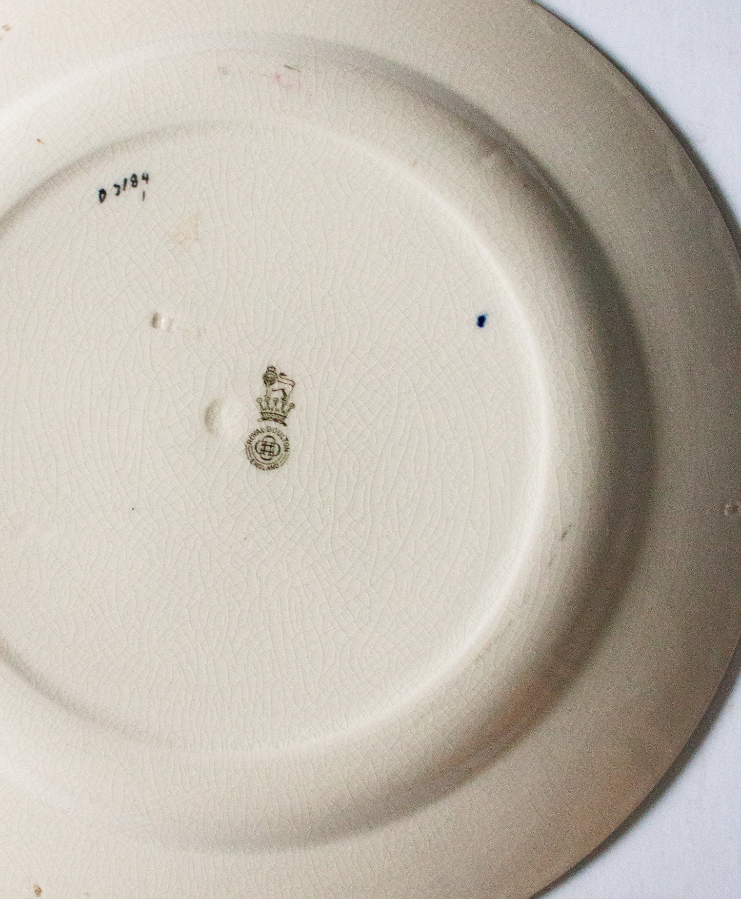 Royal Doulton 'The Doctor' Brown and White Transferware 10.5" Plate