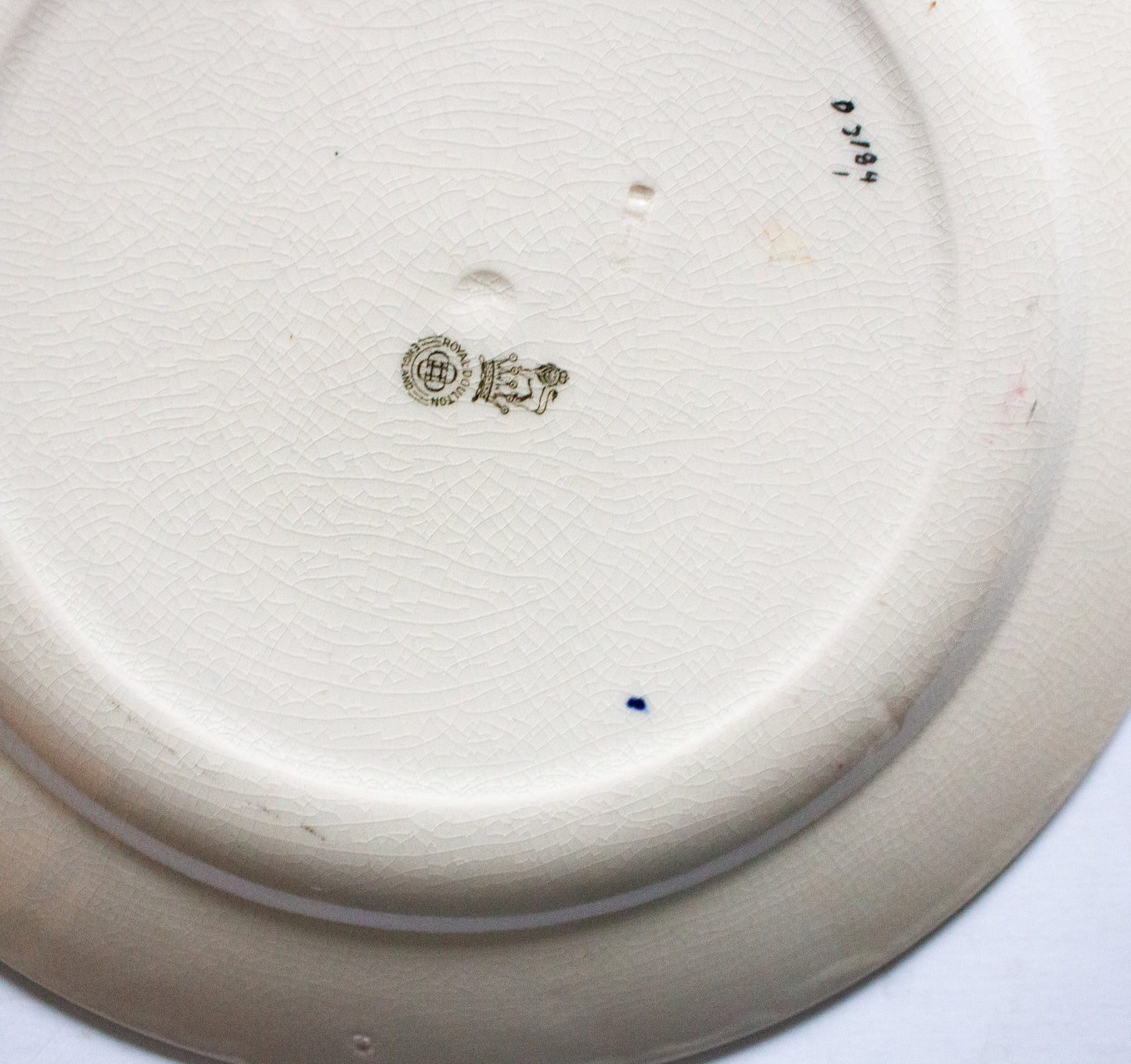 Royal Doulton 'The Doctor' Brown and White Transferware 10.5" Plate