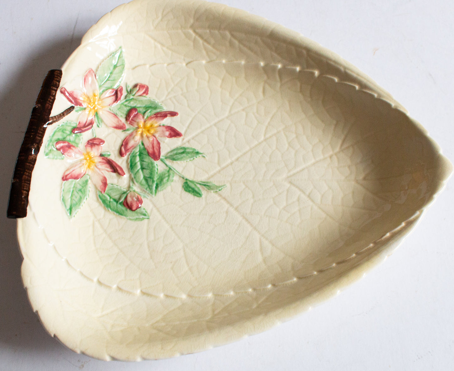 Vintage Carlton Ware Australian Design Moulded Leaf Dish
