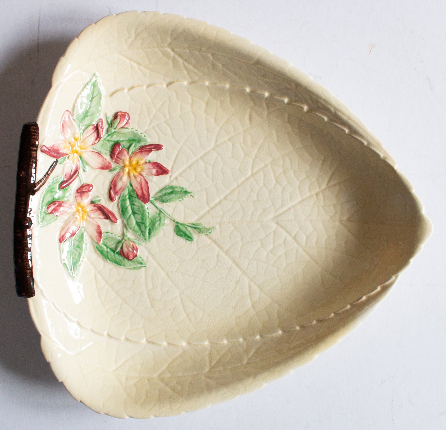 Vintage Carlton Ware Australian Design Moulded Leaf Dish