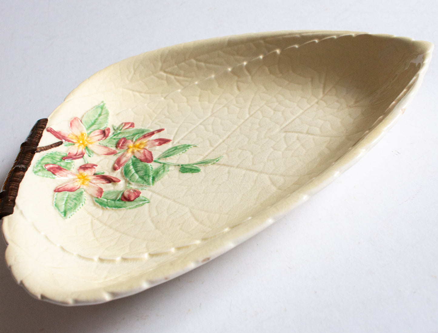 Vintage Carlton Ware Australian Design Moulded Leaf Dish