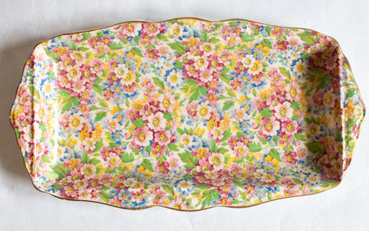 James Kent Ltd. Chintz Sandwich Tray