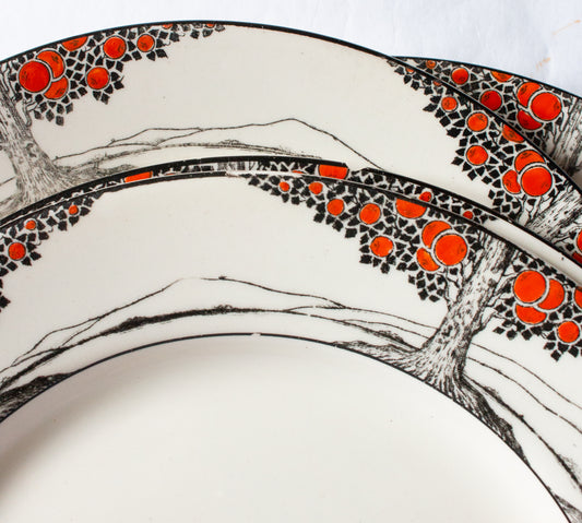Crown Ducal 'Orange Tree' 9" Plates (4)